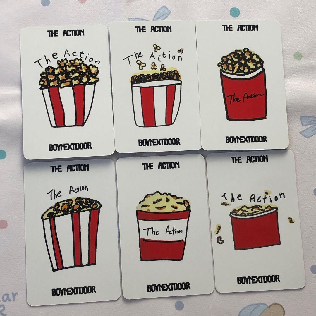 The action BOYNEXTDOOR サノク トレカ 全員 6枚