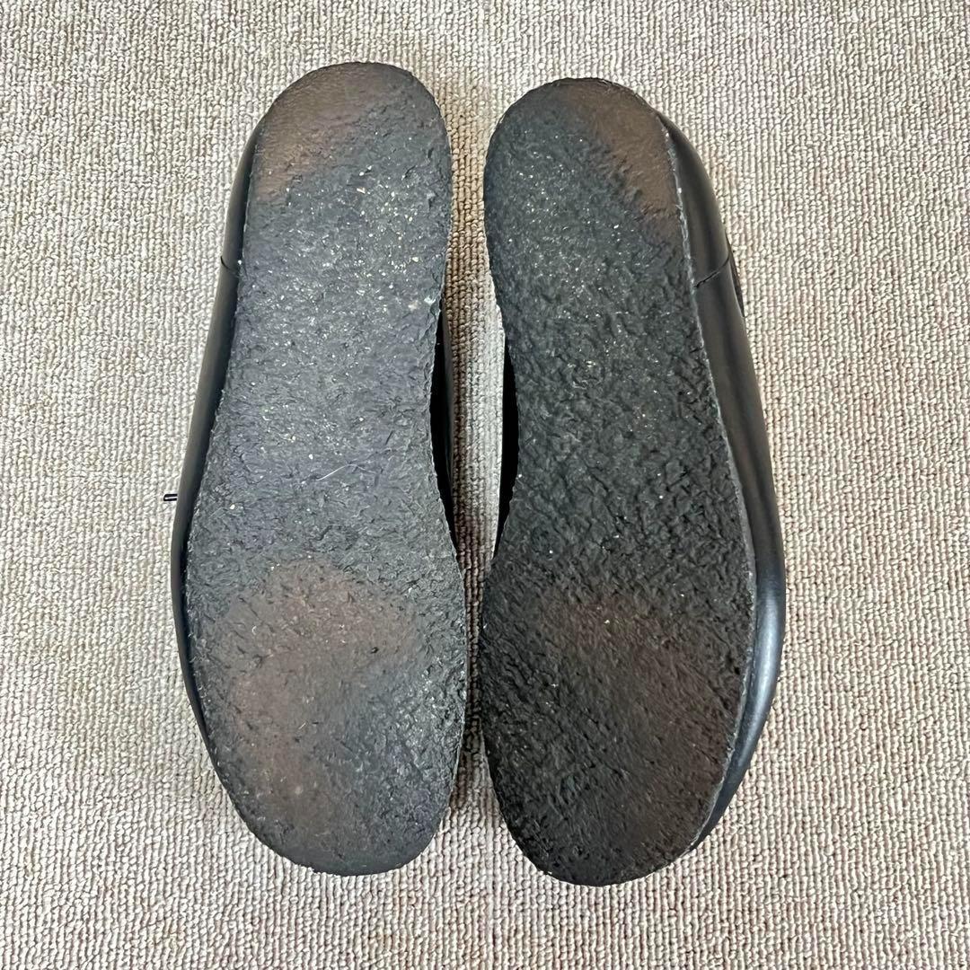 クラークス Clarks ワラビー ブラック レザー 25.0㎝