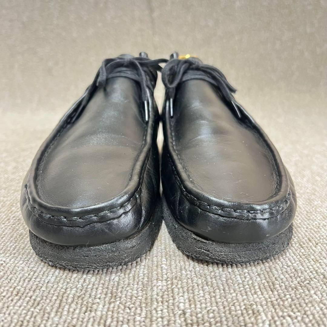クラークス Clarks ワラビー ブラック レザー 25.0㎝