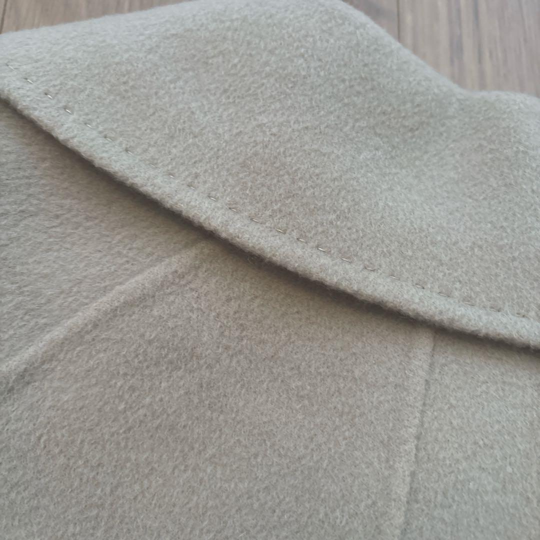 J & M DAVIDSON ダブルフェイス ピーコート　グレージュ　8