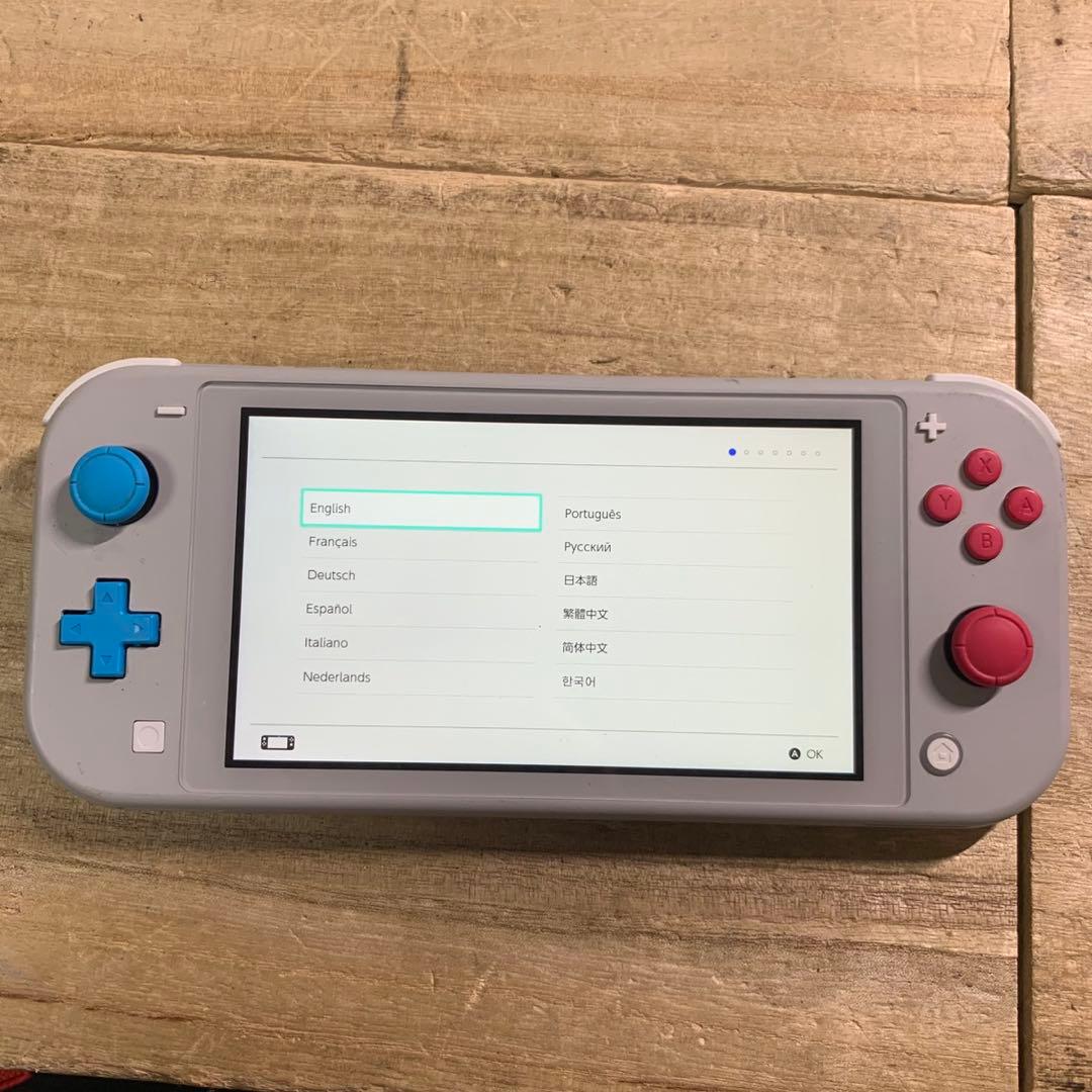 動作OK Switch Lite ザシアン・ザマゼンタ　ポケモンモデル