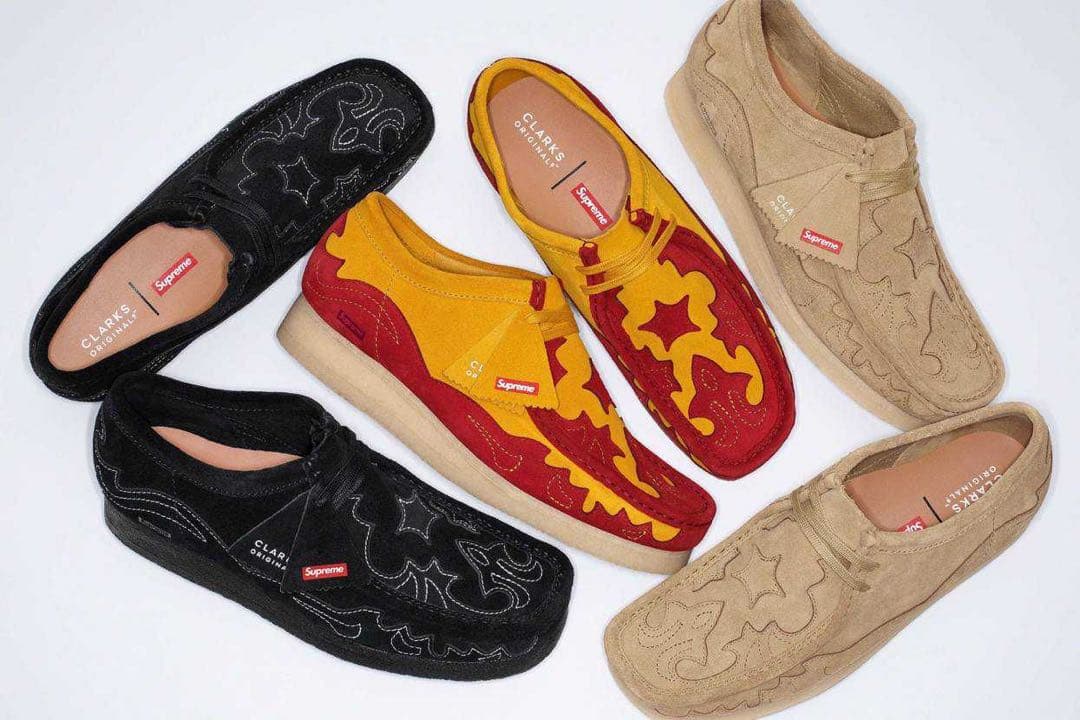 23ss week12 Supreme × Clarks wallabee