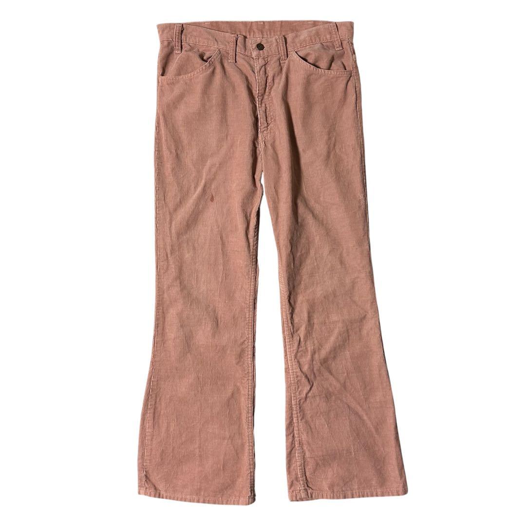 70s LEVI’S 646コーデュロイ ピンク コーズ ヴィンテージ
