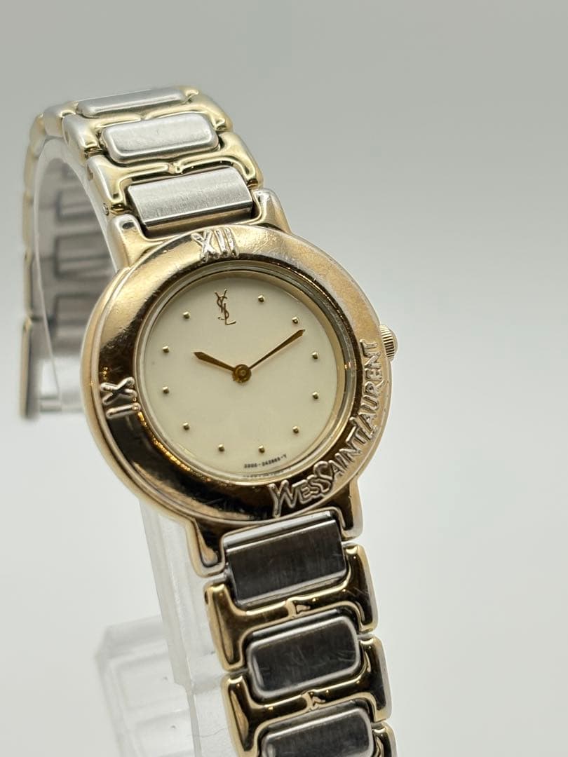 イヴサンローラン Yves Saint Laurent クォーツ 腕時計 稼働品