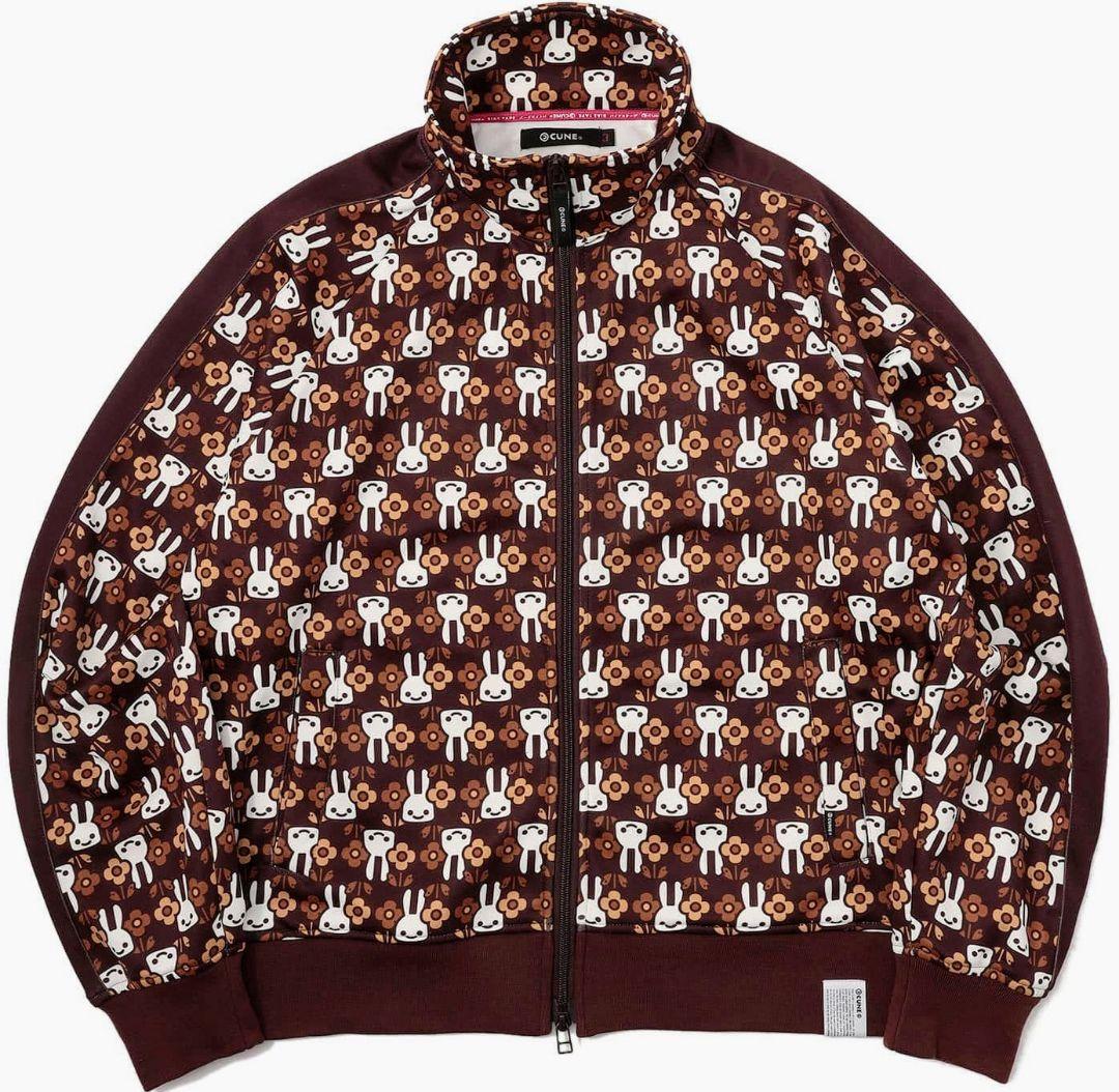 CUNE キューン 花グラム トラックジャケット ウサギ ジャージ Lサイズ