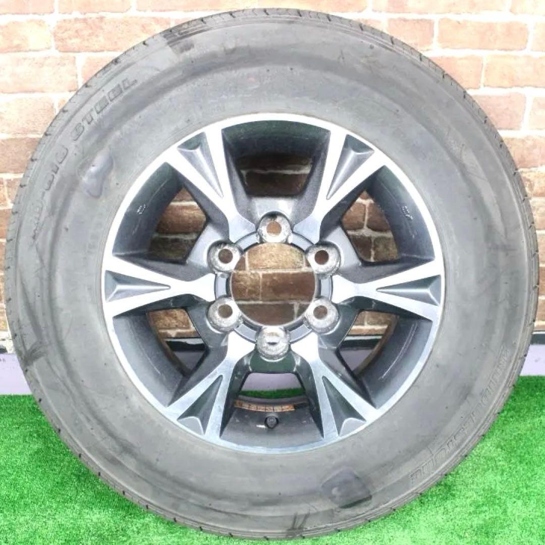 ⭐️新車外し⭐️２００系ハイエースＯＰアルミＢＳエコピアスペア１本⑤