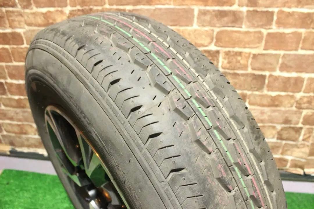 ⭐️新車外し⭐️２００系ハイエースＯＰアルミＢＳエコピアスペア１本⑤