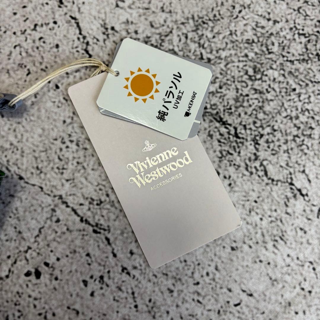 新品未使用　ヴィヴィアンウエストウッド　純パラソル　オーブ　刺繍　パゴダ