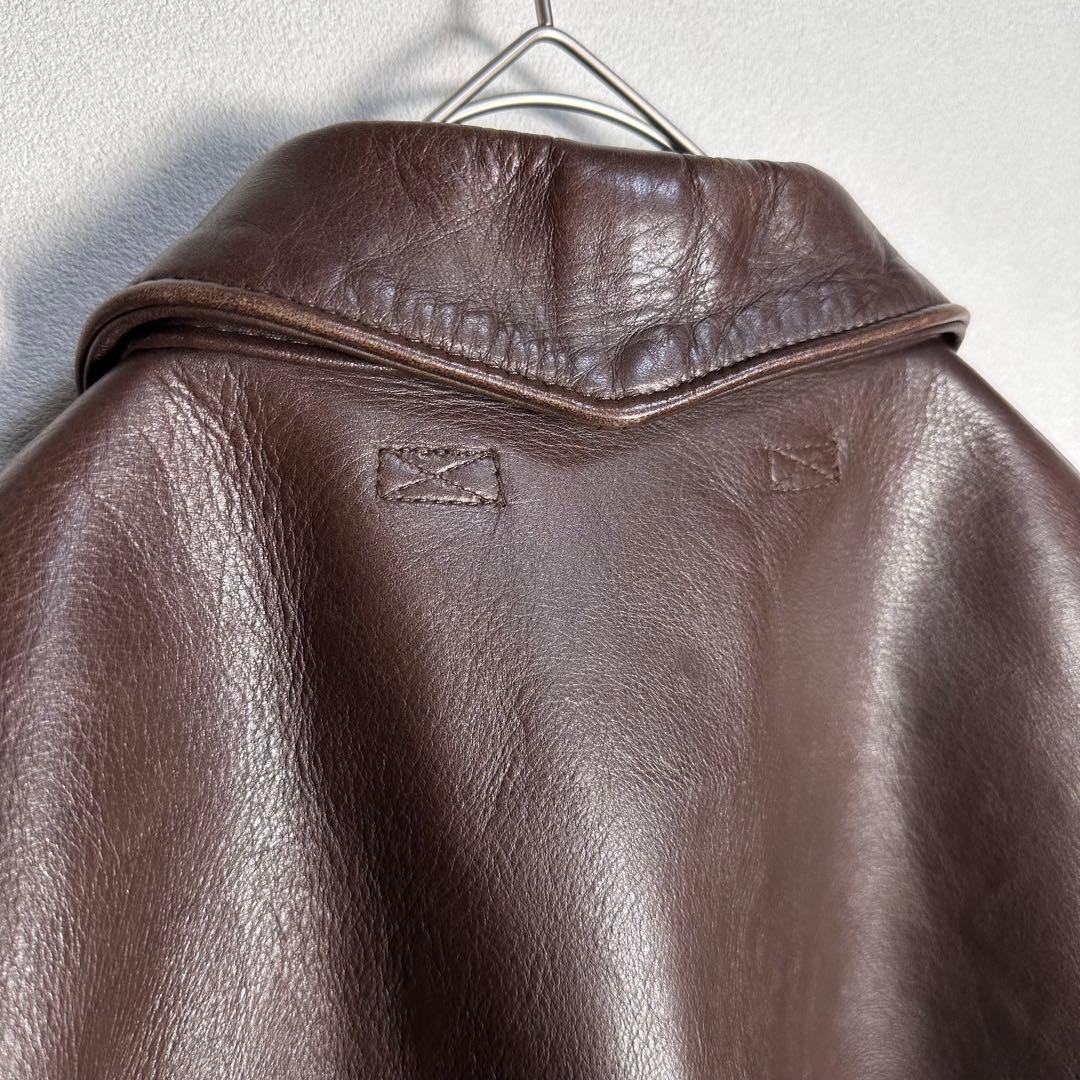 【USA製】アヴィレックス　A-2 レザーフライトジャケット　カウレザー　XL