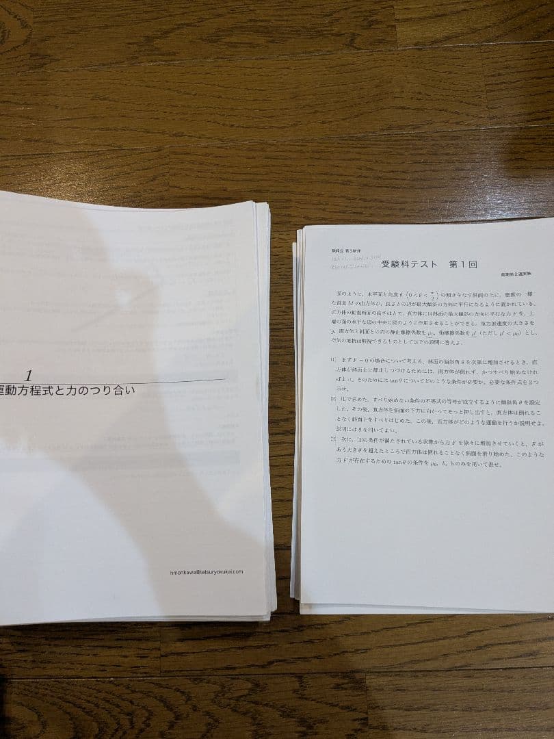 【最新版】鉄緑会 高3 物理 演習 授業冊子 プリント