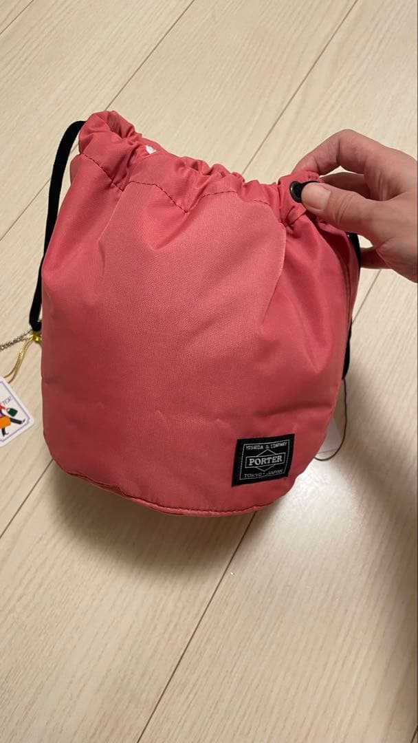 希少！新品未使用　NEXUS７　PORTER 薔薇巾着バック