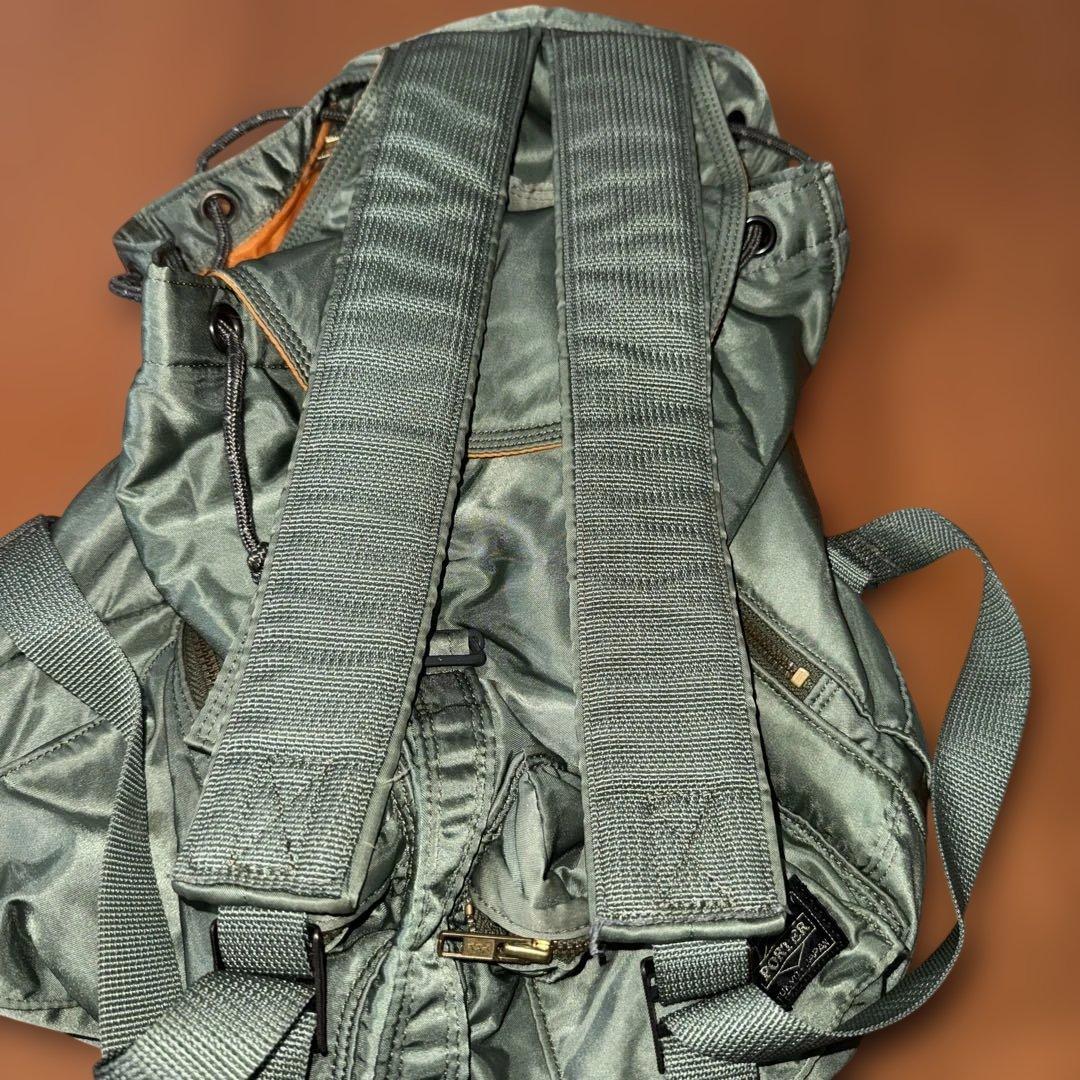 【美品】PORTER タンカー　セージグリーン　リュック