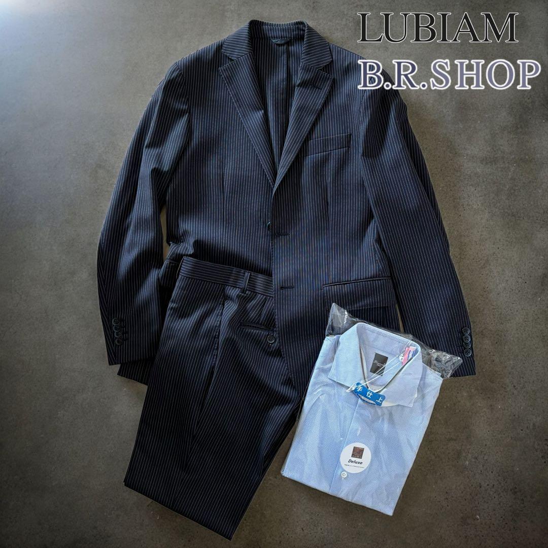 【美品】L.B.M.1911 春夏 サマーウールスーツ 46 フィナモレ 20万