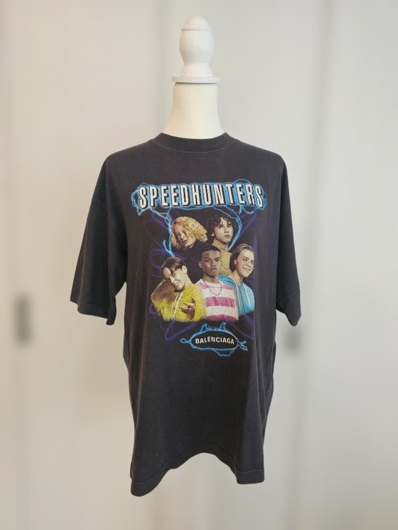 BALENCIAGA スピードハンターズ グラフィック Tシャツ ブラック XS