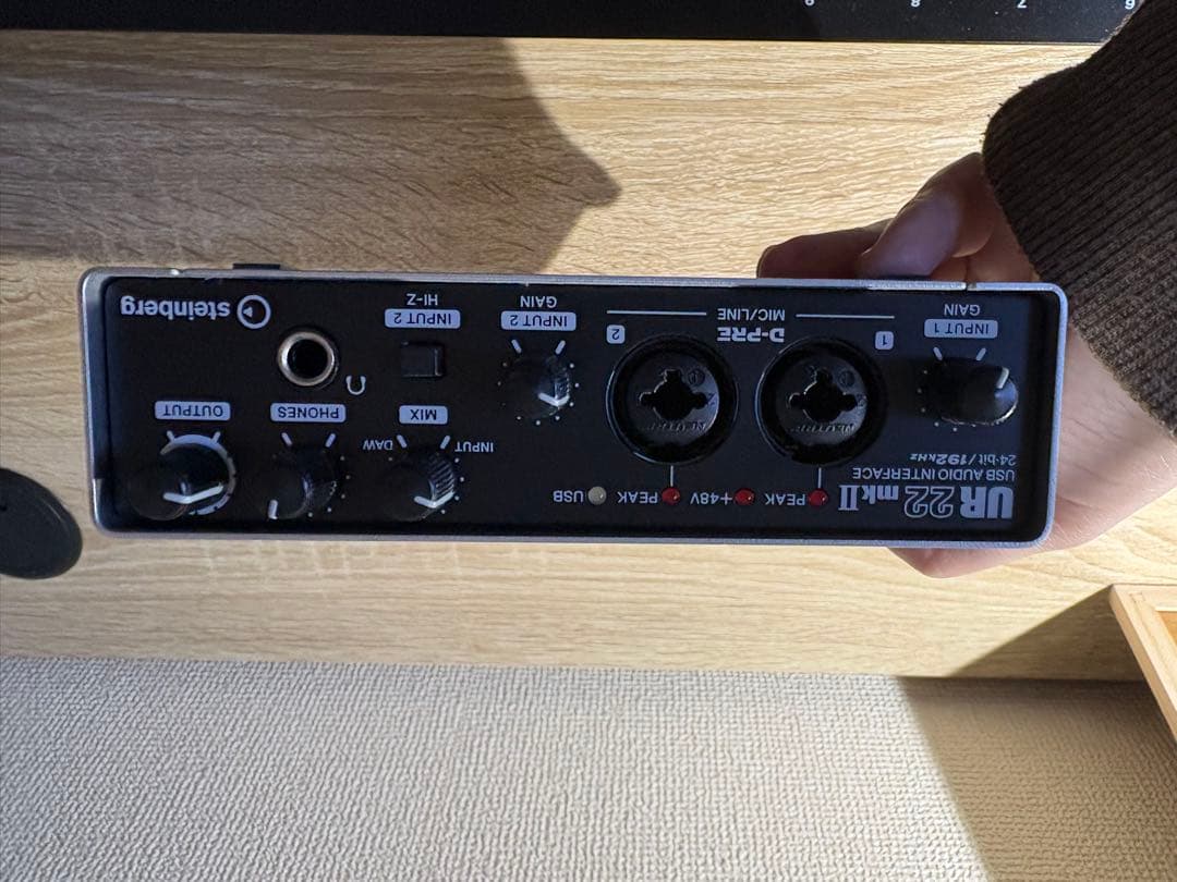 【横浜手渡可】DTMセット　インターフェイス & midiキーボード 49鍵