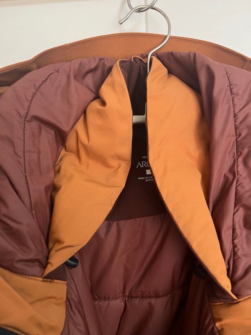 アークテリクス　ロングコート　ブラウン　オレンジ　Ｌ