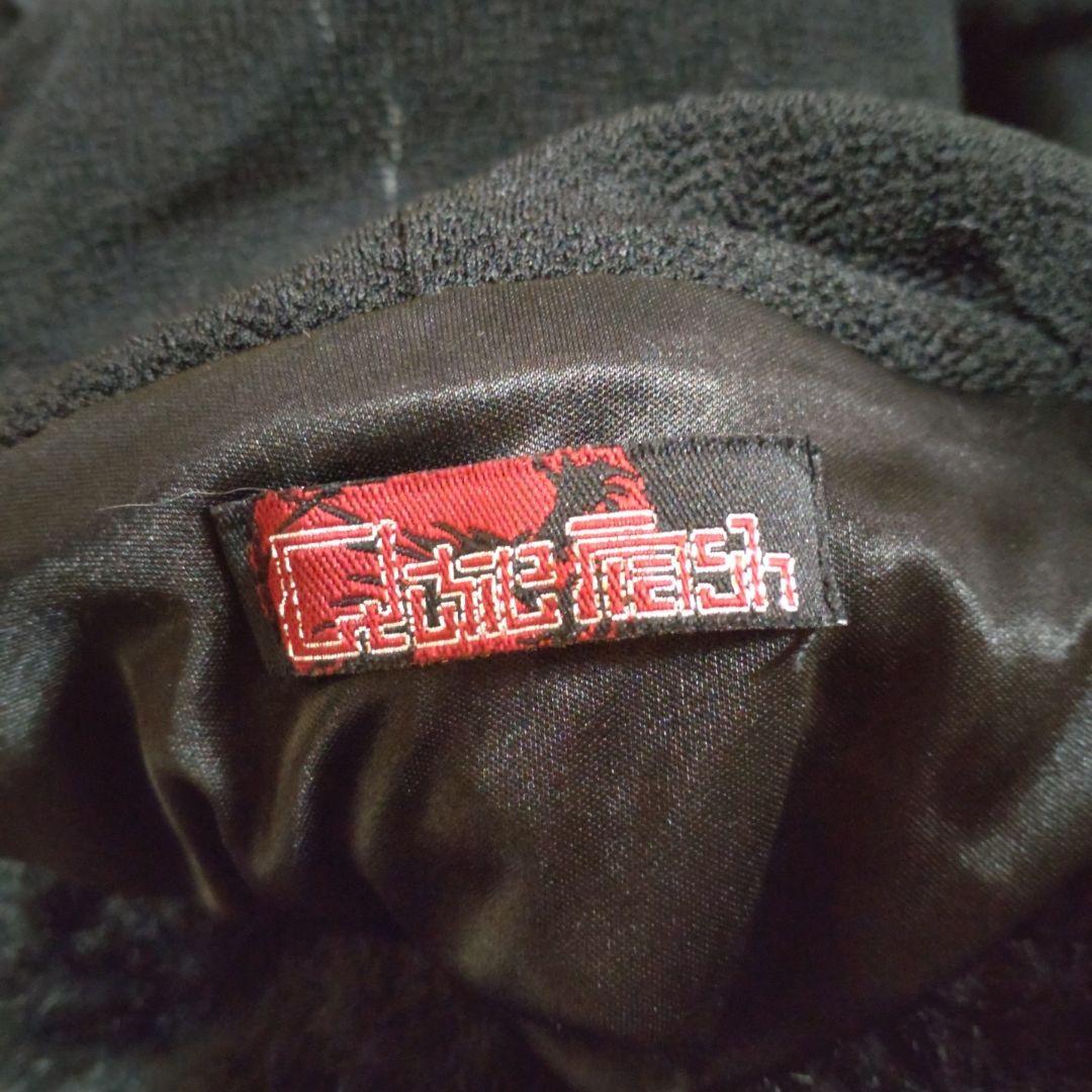 QutieFrash　キューティーフラッシュ　ファーフード付きニットポンチョ