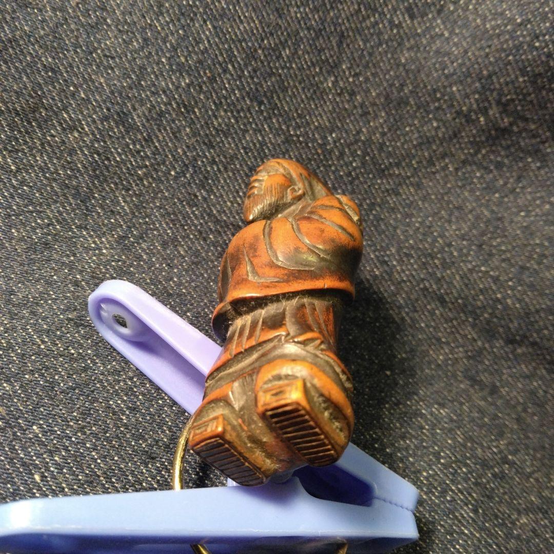 古い　根付け木製 骨董　着物 揚げ物 k