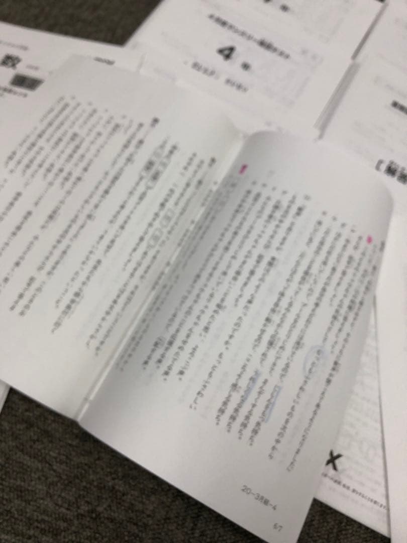 2020年度　サピックス4年マンスリー確認\復習/組分テスト11回中古原本