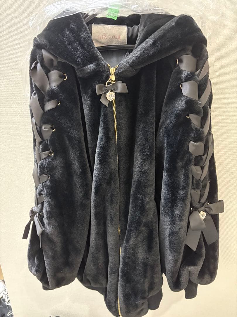 LIZLISA リボンうさみみファーブルゾン