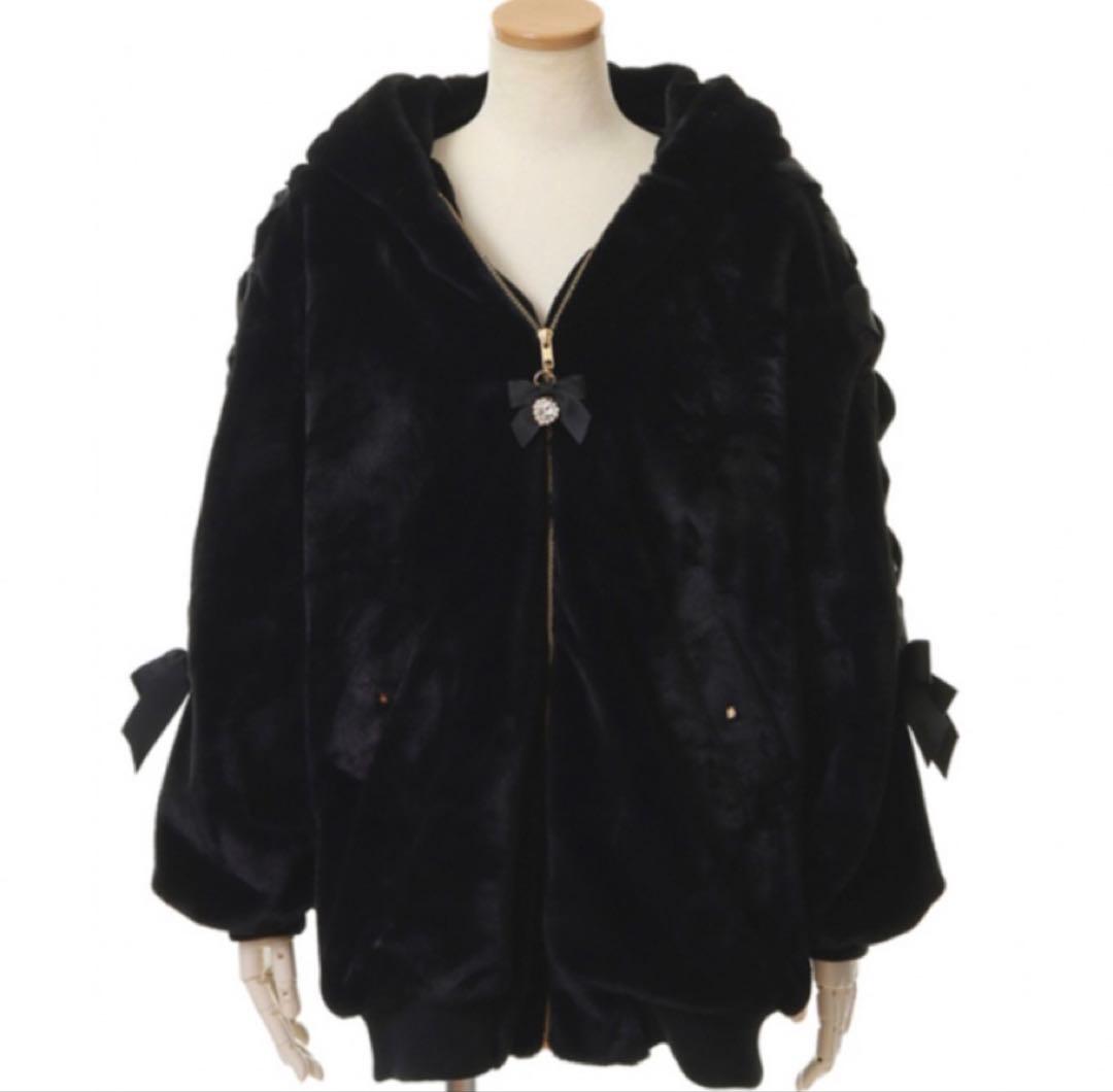 LIZLISA リボンうさみみファーブルゾン