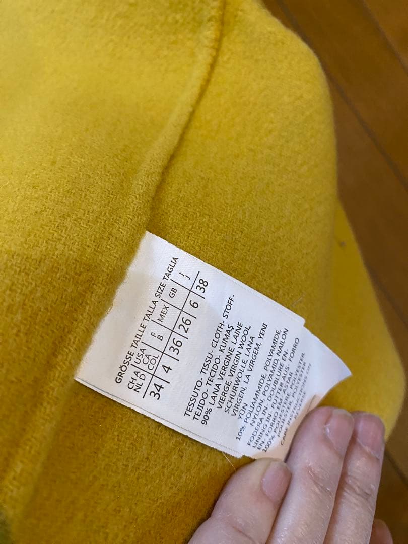 Weekend MaxMara マスタードイエロー　コート
