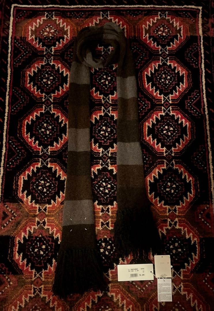 【MAISON MARTIN MARGIELA】マフラー キャメルヘア