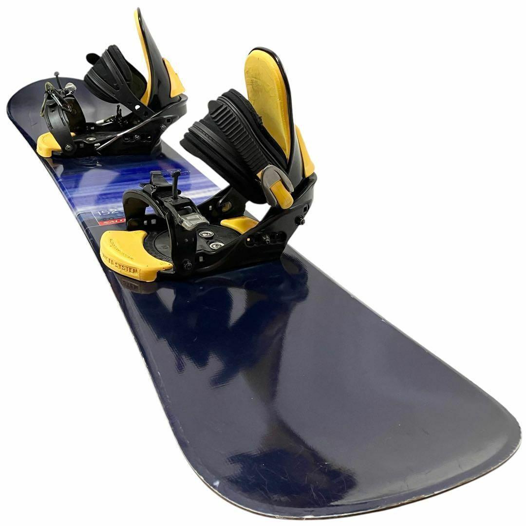 サロモン × フラックス スノーボードセット ボード152cm / バインSM