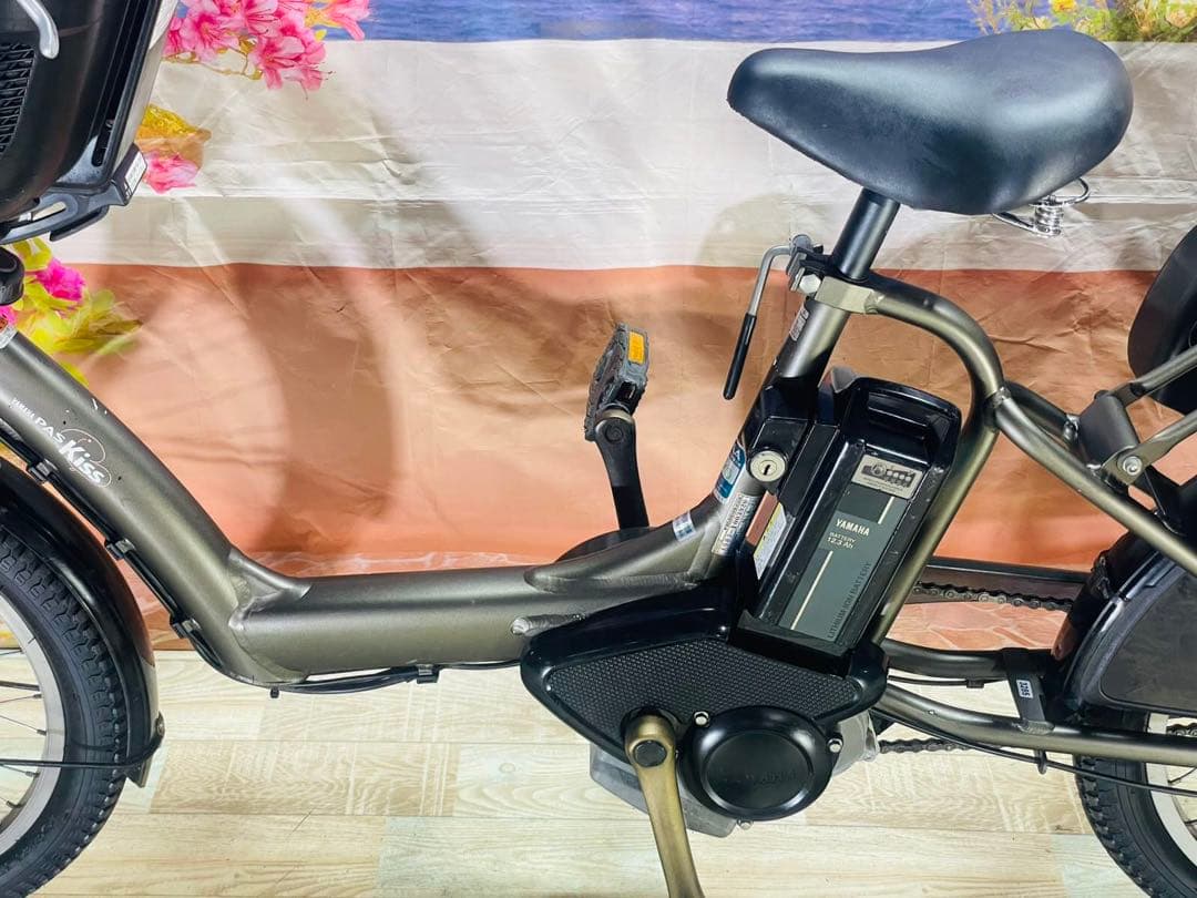 パスキス12AH⭐️人気モデル！ヤマハ子供乗せ電動アシスト自転車Y3285
