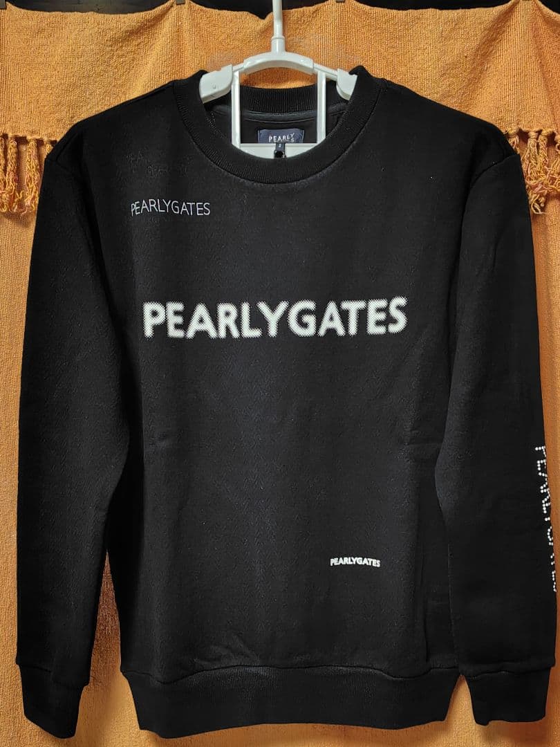 パーリーゲイツレディース裏起毛クルーネックプルオーバー