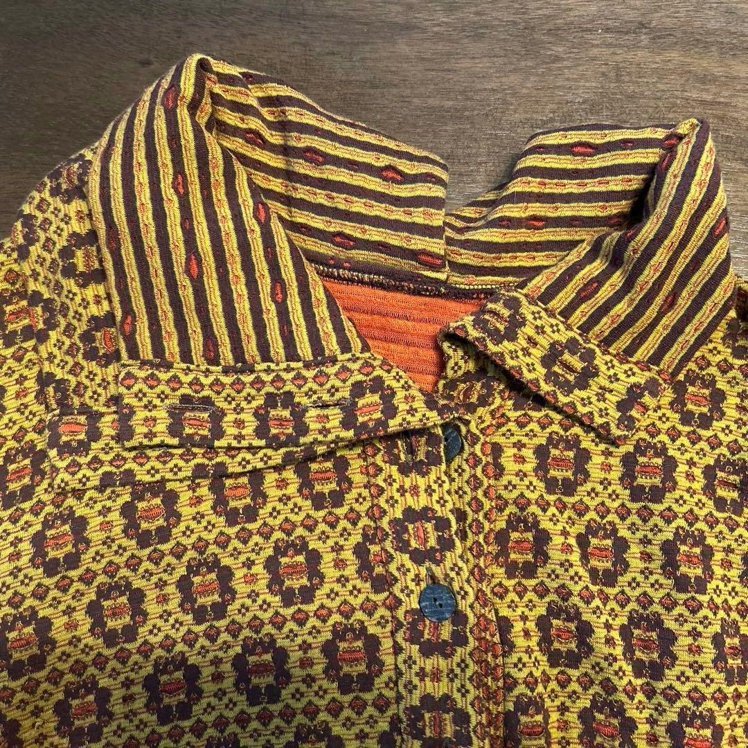 慈雨　幾何学模様 テーラードジャケット40