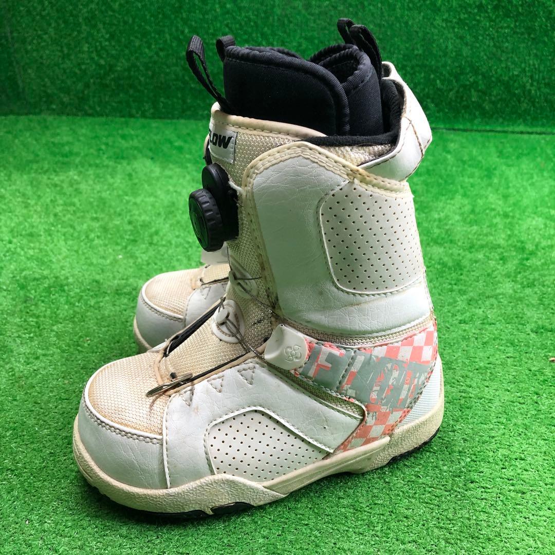 宝-632 子供用スノーボードセット118cm ビンディング新品 メンテナンス済