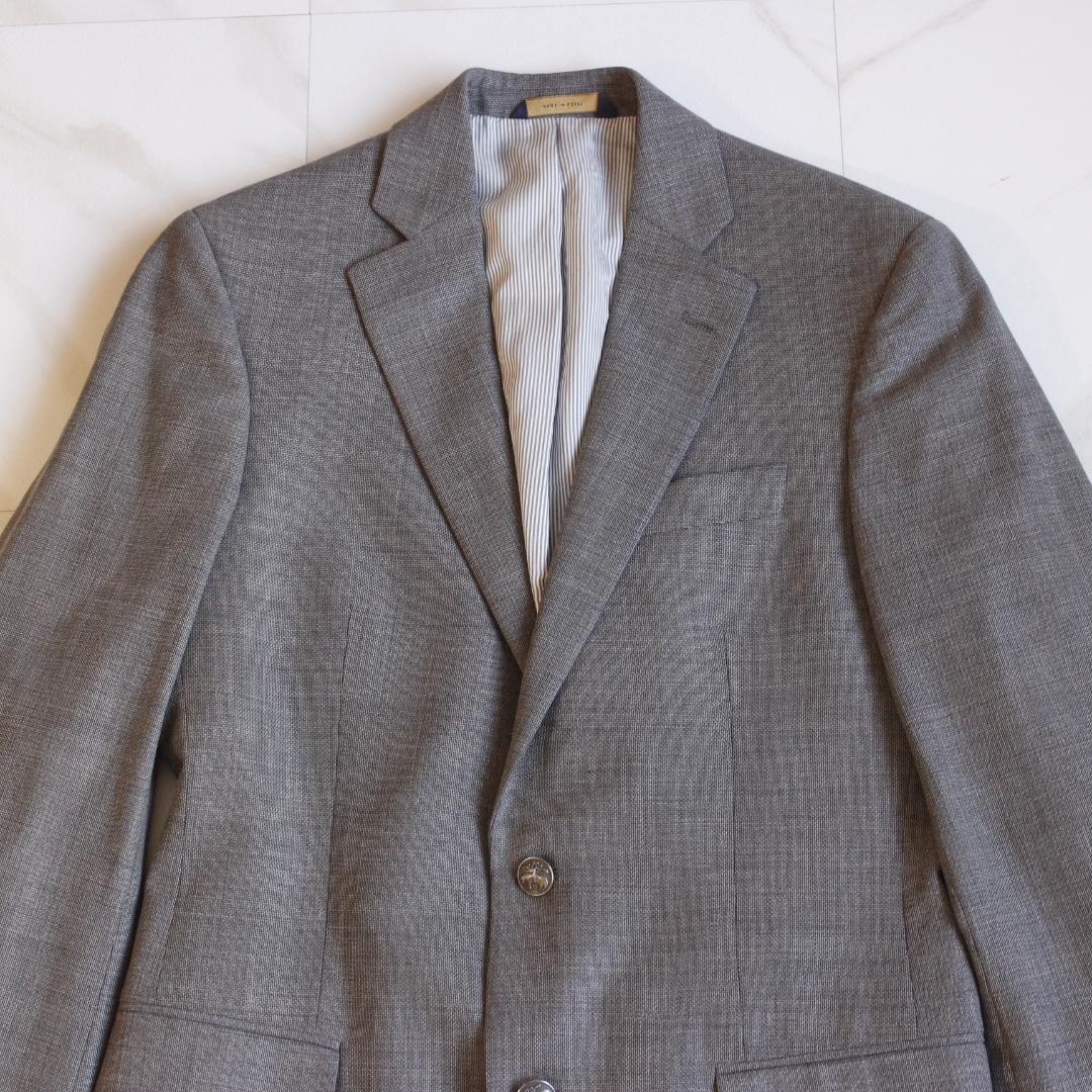 Brooks Brothers 銀ボタンテーラードジャケット Mサイズ グレー