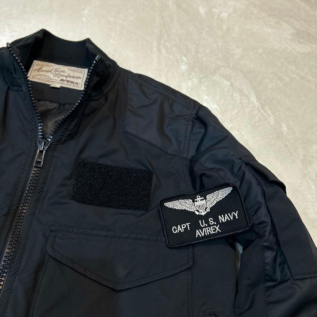AVIREX MA1 フライトジャケットWEP COSTOM JACKET M