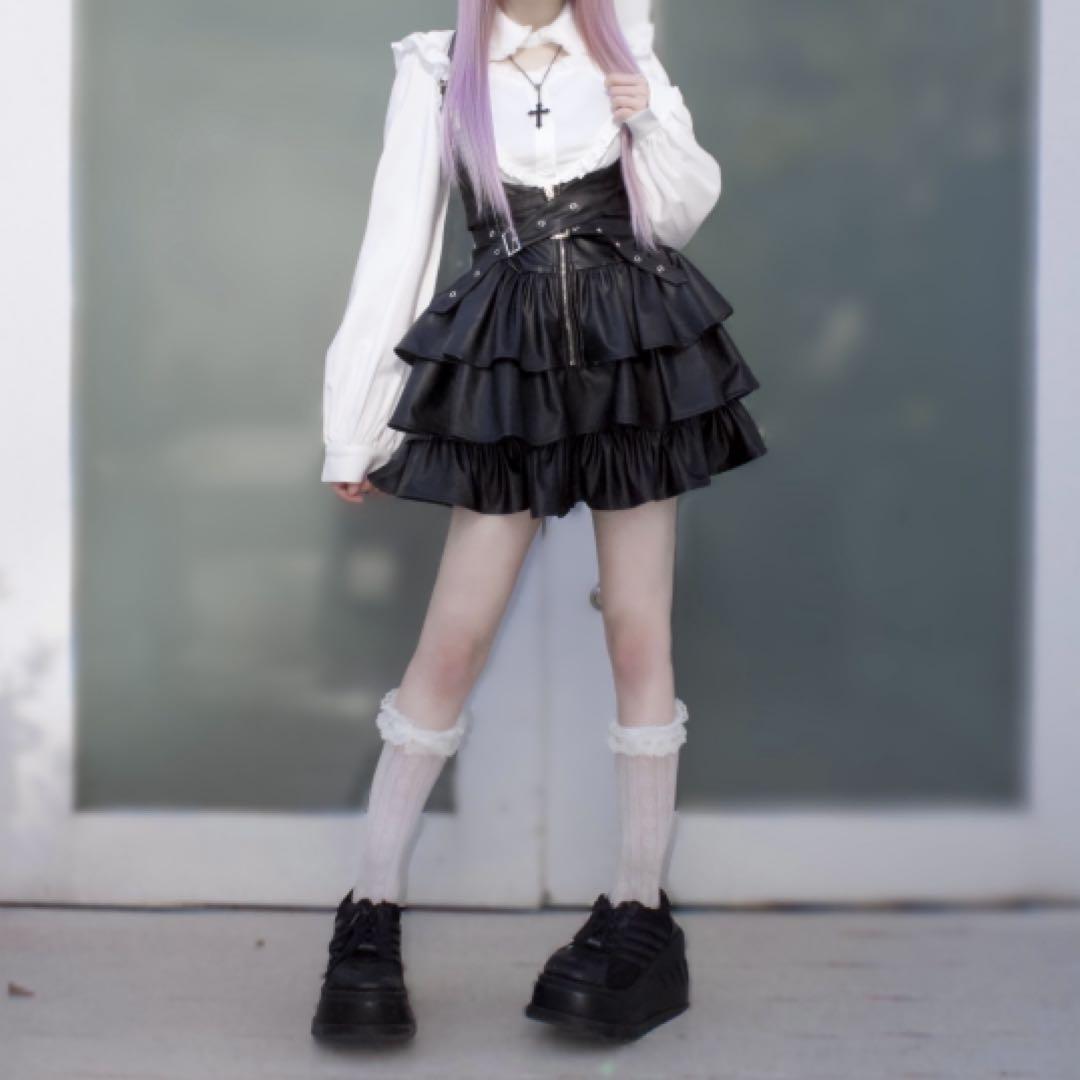 Qooza IMVAL Leather Dress クーザ レザースカート