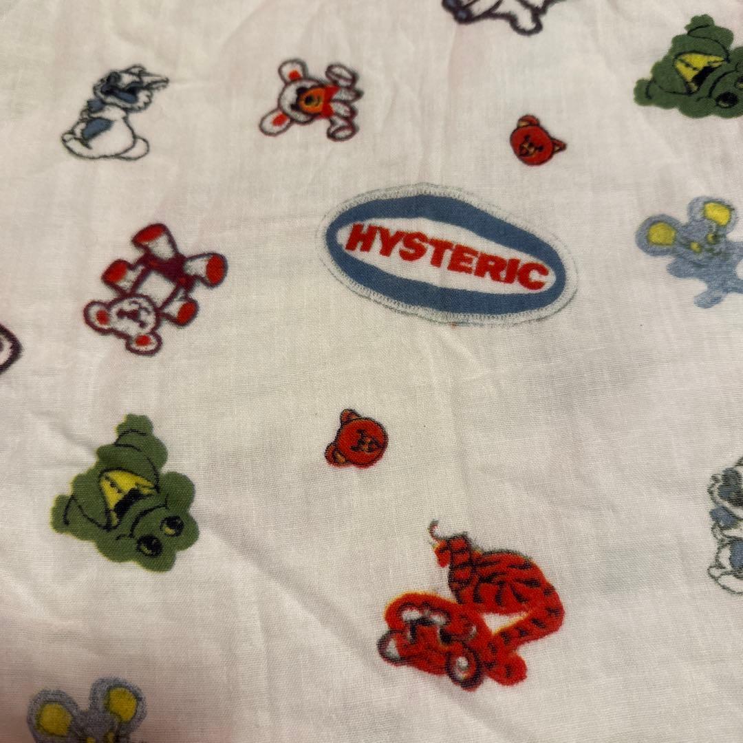 HYSTERIC GLAMOUR ファックベア　動物　ロゴ　ワンピ　パッチワーク