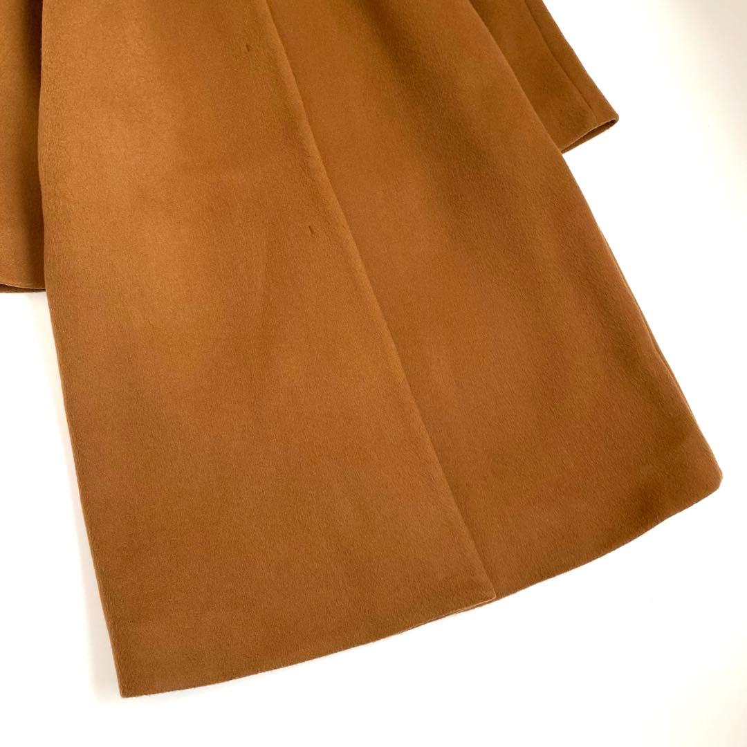 お値下げ✨美品✨デミルクス ビームス 4,6万円 ノーカラーコート ブラウン系