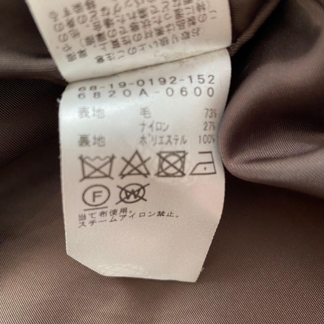 お値下げ✨美品✨デミルクス ビームス 4,6万円 ノーカラーコート ブラウン系