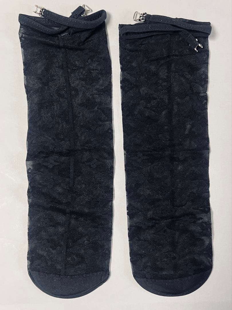 LOUIS VUITTON　レーシーモノグラムソックス　シルクポーチ付　未使用品