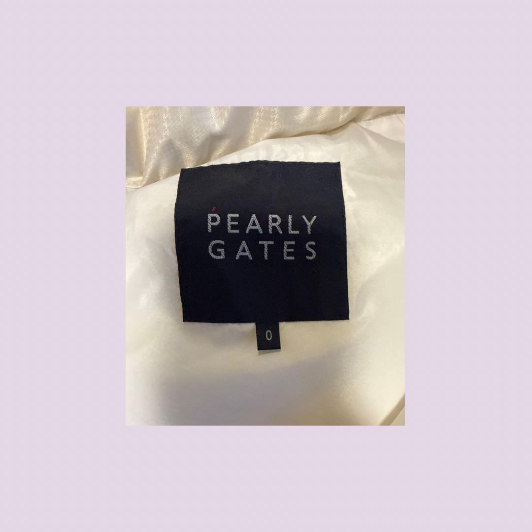 PEARLY GATES ホワイト ダウンベスト サイズ0
