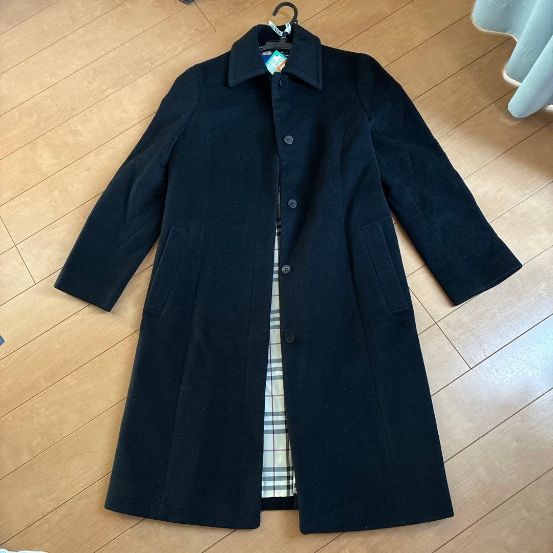 最終値下げBURBERRY BLUE LABEL チェスターコート 38ブラック