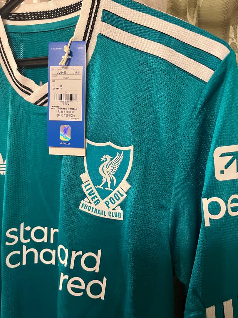 【新品未使用】リヴァプール 3rd 長袖オーセンティック L ショボスライ