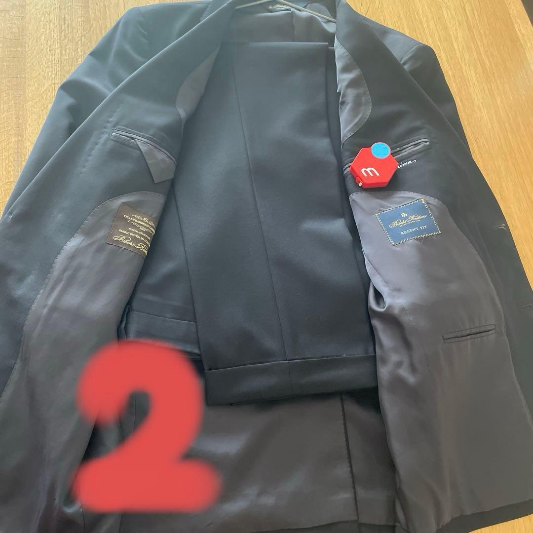 Brooks Brothers ビジネススーツ ダークネイビー2着　グレー1着