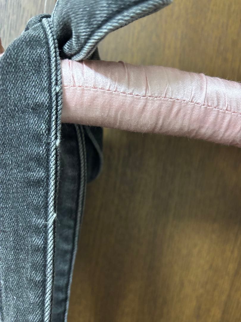 パンツ andmary ribbon denim