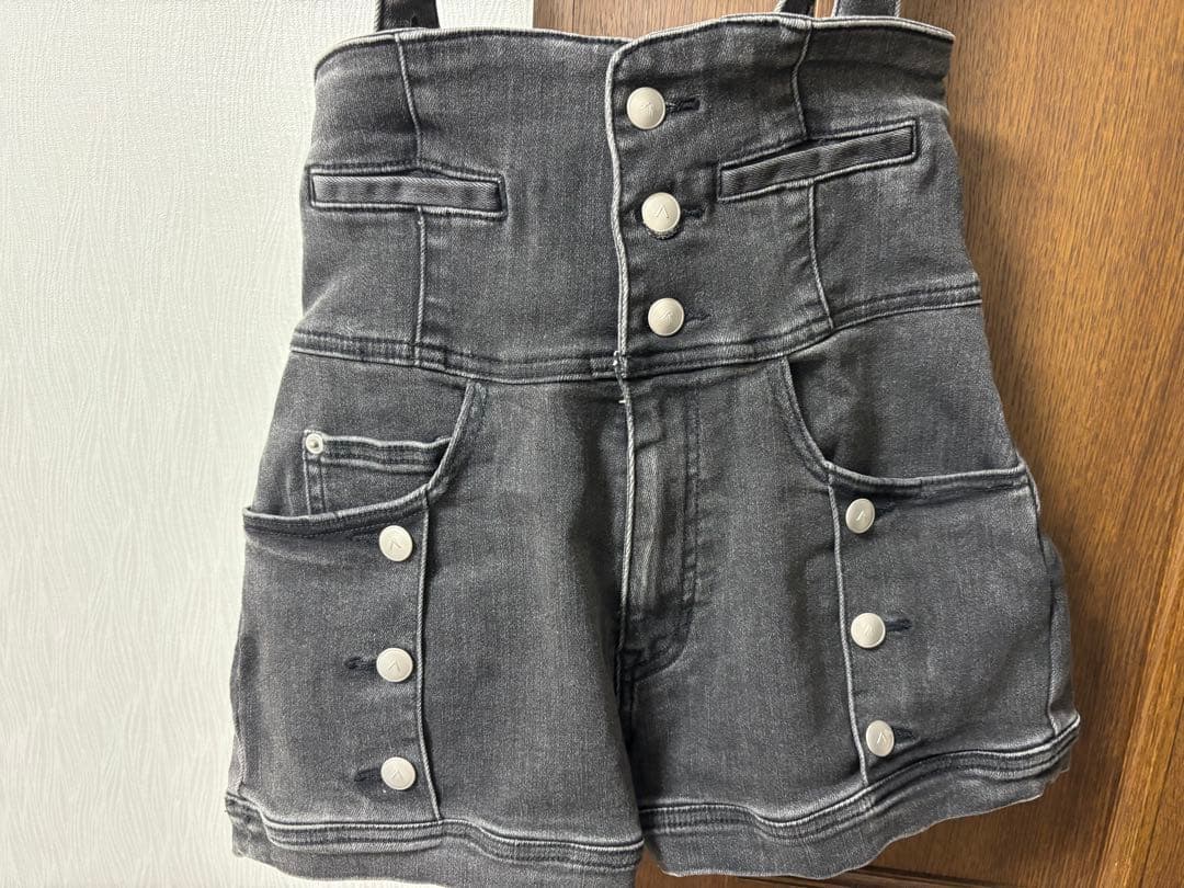 パンツ andmary ribbon denim