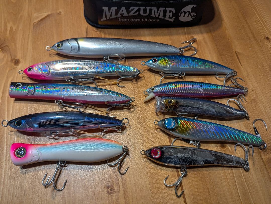 青物ルアー引退セット　ケース付き