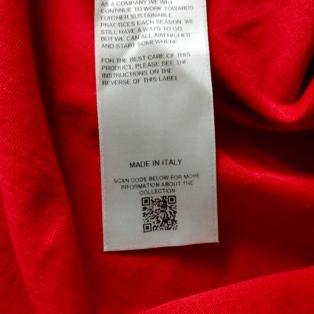 リックオウエンス【美品】Tシャツ　Ｌサイズ　RICK OWENS　赤