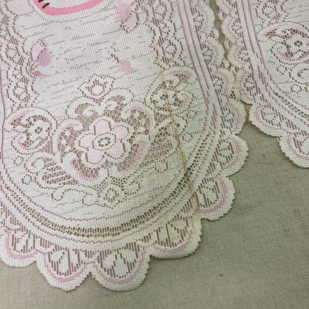 【希少★1999年製】ハローキティ　のれん　カフェカーテン　レース　サンリオ