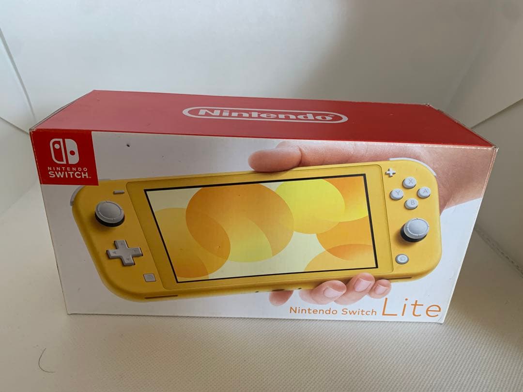 【動作確認済み】Nintendo Switch lite イエロー、本体箱ケース