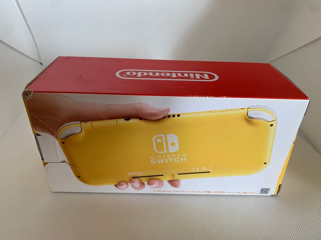【動作確認済み】Nintendo Switch lite イエロー、本体箱ケース